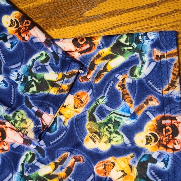 NWT Football pajama set - Picture 6 of 8